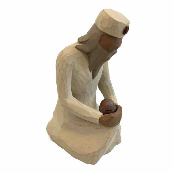 Demdaco Willow Tree Nativity Wiseman Kneeling Replacement Piece Figure 2000 - Picture 1 of 6